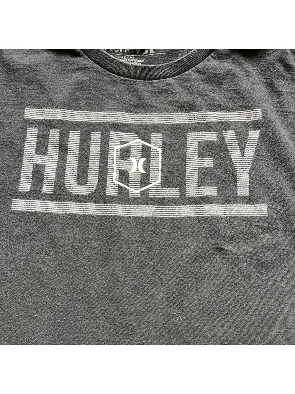 Hurley Black Cotton Short sleeve T-shirt Men's size XL